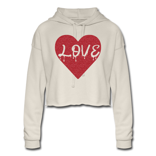 Love Women's Cropped Hoodie - dust