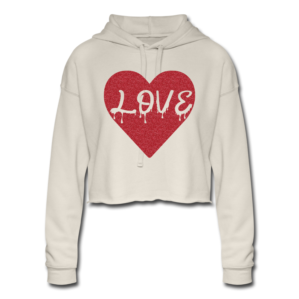 Love Women's Cropped Hoodie - dust