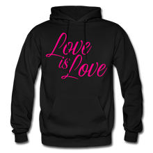 Load image into Gallery viewer, Love is Love Heavy Blend Hoodie - black
