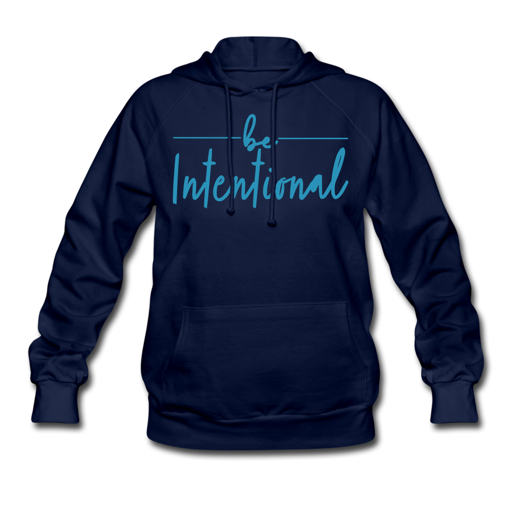 Be Intentional Women's Hoodie - navy