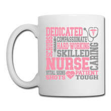 Load image into Gallery viewer, Nurse Subway Art Coffee/Tea Mug - white

