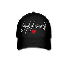 Load image into Gallery viewer, Love Yourself Baseball Cap - black
