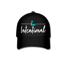 Load image into Gallery viewer, Intentional Baseball Cap - black
