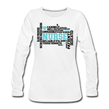 Load image into Gallery viewer, Nurse Word Premium Long Sleeve T-Shirt - white
