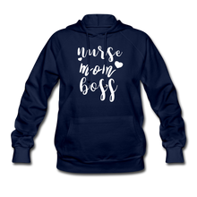 Load image into Gallery viewer, Nurse/Mom/Boss Hoodie - navy
