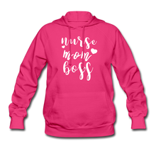 Load image into Gallery viewer, Nurse/Mom/Boss Hoodie - fuchsia
