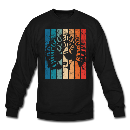 Unapologetically Dope Crewneck Sweatshirt - black