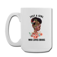 Load image into Gallery viewer, Just a Girl Mug 15 oz - white
