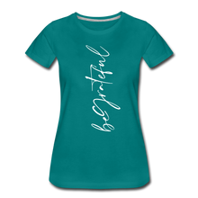 Load image into Gallery viewer, Be Grateful Women’s Premium T-Shirt - teal
