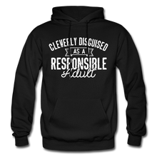 Load image into Gallery viewer, Responsible Heavy Blend Adult Hoodie (Larger sizes available) - black
