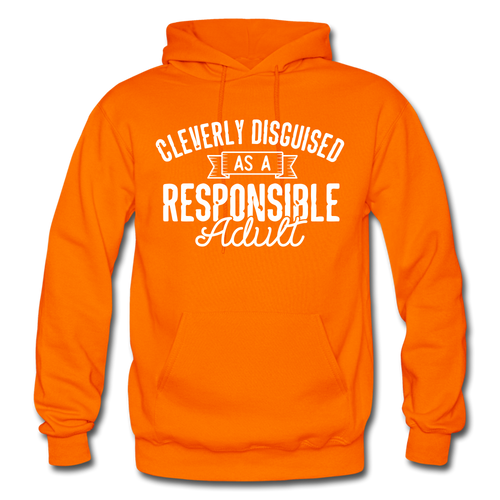 Responsible Heavy Blend Adult Hoodie (Larger sizes available) - orange