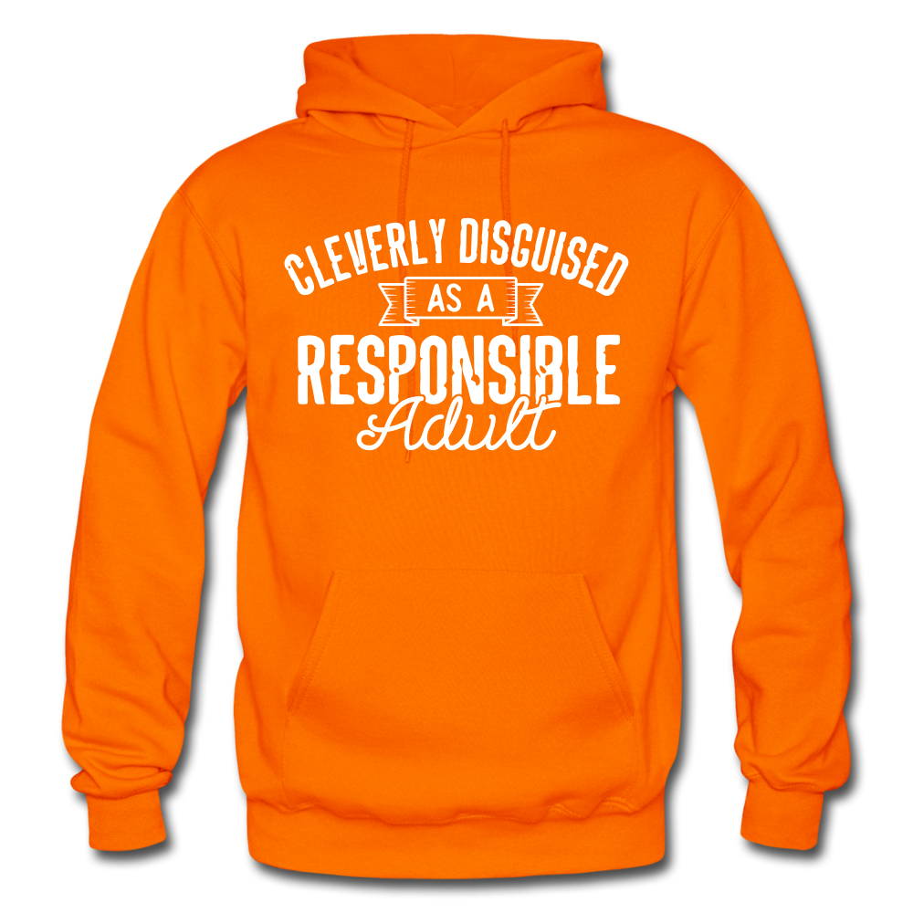 Responsible Heavy Blend Adult Hoodie (Larger sizes available) - orange