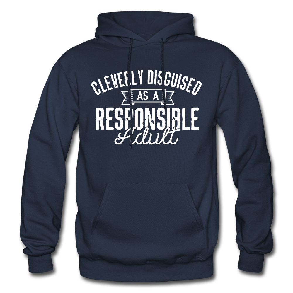 Responsible Heavy Blend Adult Hoodie (Larger sizes available) - navy