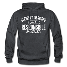 Load image into Gallery viewer, Responsible Heavy Blend Adult Hoodie (Larger sizes available) - charcoal gray
