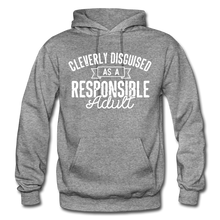 Load image into Gallery viewer, Responsible Heavy Blend Adult Hoodie (Larger sizes available) - graphite heather
