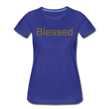 Load image into Gallery viewer, Blessed Women’s Premium T-Shirt - royal blue
