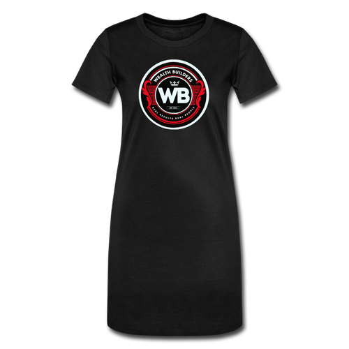 Wealth Builders Women's T-Shirt Dress - black