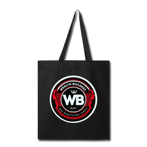 Wealth Builders' Tote Bag - black