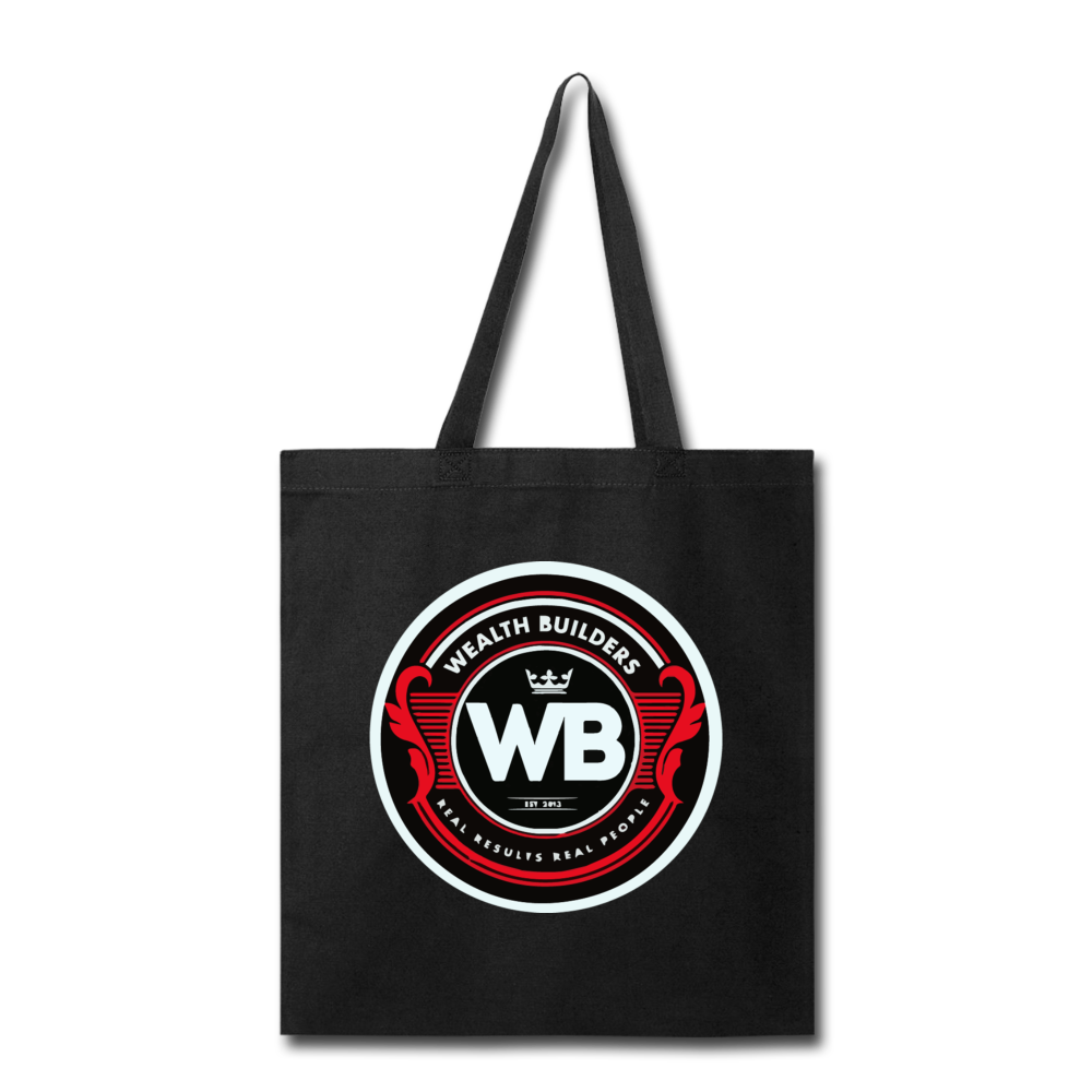 Wealth Builders' Tote Bag - black