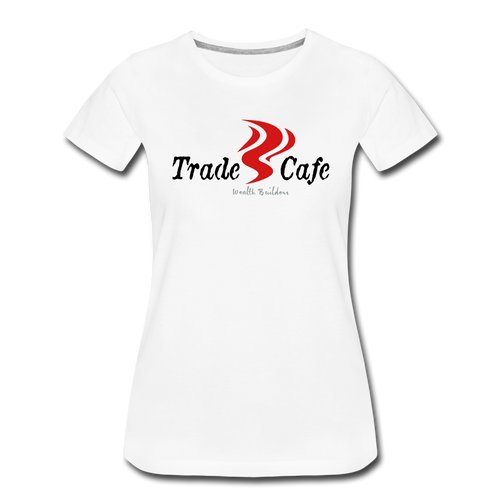 Trade Cafe Women’s Premium T-Shirt - white