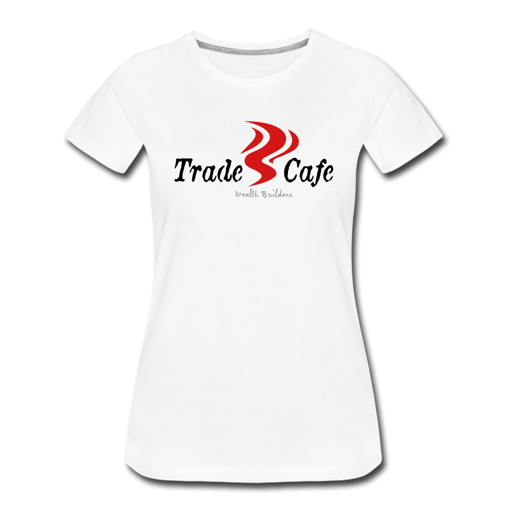 Trade Cafe Women’s Premium T-Shirt - white