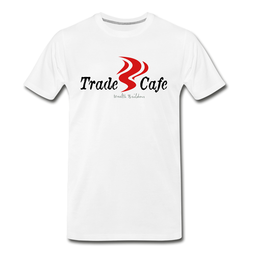 Trade Cafe Men's Premium T-Shirt - white