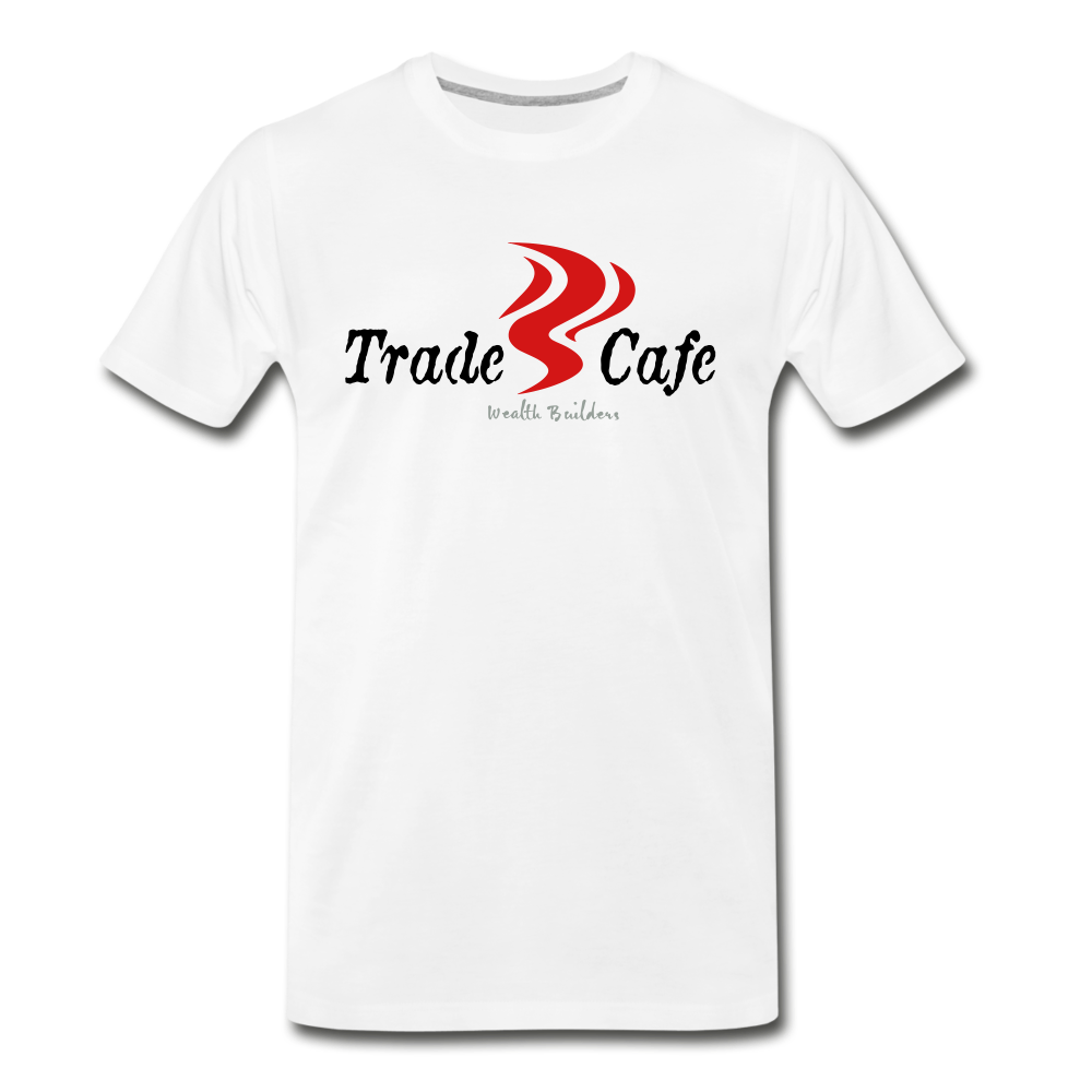 Trade Cafe Men's Premium T-Shirt - white